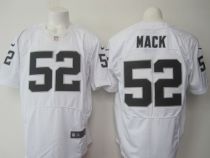 Nike Oakland Raiders #52 Khalil Mack White Men's Stitched NFL New Elite Jersey Nike Oakland Raiders #52 Khalil Mack White Men's Stitched NFL New Elite Jersey