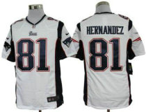 Nike Patriots -81 Aaron Hernandez White Stitched NFL Game Jersey Nike Patriots -81 Aaron Hernandez White Stitched NFL Game Jersey