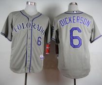 Colorado Rockies -6 Corey Dickerson Grey Cool Base Stitched MLB Jersey Colorado Rockies -6 Corey Dickerson Grey Cool Base Stitched MLB Jersey