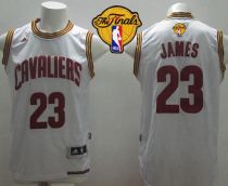 Revolution 30 Cleveland Cavaliers -23 LeBron James White Home The Finals Patch Stitched NBA Jersey Revolution 30 Cleveland Cavaliers -23 LeBron James White Home The Finals Patch Stitched NBA Jersey