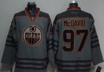 Edmonton Oilers -97 Connor McDavid Charcoal Cross Check Fashion Stitched NHL Jersey Edmonton Oilers -97 Connor McDavid Charcoal Cross Check Fashion Stitched NHL Jersey