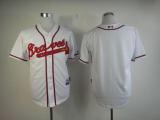 Atlanta Braves Blank White Cool Base Stitched MLB Jersey
