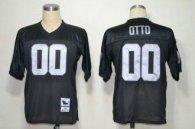 Mitchell And Ness Raiders -0 Jim Otto Black Stitched Throwback NFL Jersey