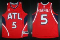 Revolution 30 Atlanta Hawks -5 DeMarre Carroll Red Stitched NBA Jersey