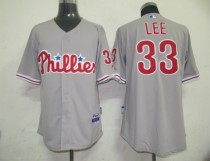 Philadelphia Phillies #33 Cliff Lee Grey Stitched MLB Jersey Philadelphia Phillies #33 Cliff Lee Grey Stitched MLB Jersey