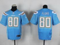 Nike San Diego Chargers #80 Malcom Floyd Electric Blue Alternate Men’s Stitched NFL New Elite Jersey