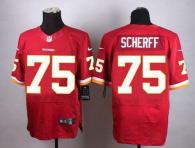 Nike Washington Redskins -75 Brandon Scherff Burgundy Red Team Color Men's Stitched NFL Elite Jersey