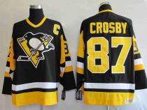 Pittsburgh Penguins -87 Sidney Crosby Stitched Black Mitchell&Ness NHL Jersey Pittsburgh Penguins -87 Sidney Crosby Stitched Black Mitchell&Ness NHL Jersey