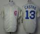 Chicago Cubs -13 Starlin Castro Cream 1969 Turn Back The Clock Stitched MLB Jersey