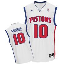 Revolution 30 Detroit Pistons -10 Greg Monroe White Stitched NBA Jersey Revolution 30 Detroit Pistons -10 Greg Monroe White Stitched NBA Jersey