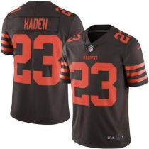 Nike Browns -23 Joe Haden Brown Stitched NFL Color Rush Limited Jersey Nike Browns -23 Joe Haden Brown Stitched NFL Color Rush Limited Jersey