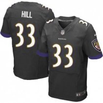 Nike Baltimore Ravens -33 Will Hill Black Alternate Stitched NFL New Elite Jersey Nike Baltimore Ravens -33 Will Hill Black Alternate Stitched NFL New Elite Jersey