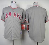 Los Angeles Angels of Anaheim Blank Grey Cool Base Stitched MLB Jersey Los Angeles Angels of Anaheim Blank Grey Cool Base Stitched MLB Jersey