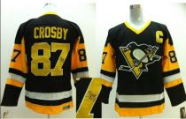Pittsburgh Penguins -87 Sidney Crosby Black CCM Throwback Autographed Stitched NHL Jersey Pittsburgh Penguins -87 Sidney Crosby Black CCM Throwback Autographed Stitched NHL Jersey