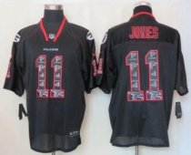 Nike Falcons 11 Julio Jones New Lights Out Black Stitched NFL Elite Jersey Nike Falcons 11 Julio Jones New Lights Out Black Stitched NFL Elite Jersey
