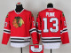Autographed Chicago Blackhawks -13 Dan Carcillo Red Stitched NHL Jersey