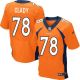 Nike Denver Broncos #78 Ryan Clady Orange Team Color Men's Stitched NFL New Elite Jersey