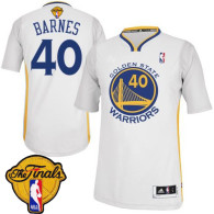 Revolution 30 Golden State Warriors -40 Harrison Barnes White Alternate The Finals Patch Stitched NB