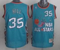 Mitchell And Ness Detroit Pistons -35 Grant Hill Light Blue 1996 All star Stitched NBA Jersey Mitchell And Ness Detroit Pistons -35 Grant Hill Light Blue 1996 All star Stitched NBA Jersey
