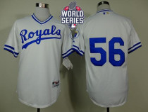Kansas City Royals -56 Greg Holland White 1974 Turn Back The Clock W 2015 World Series Patch Stitche Kansas City Royals -56 Greg Holland White 1974 Turn Back The Clock W 2015 World Series Patch Stitche