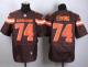 Nike Cleveland Browns -74 Cameron Erving Brown Team Color Stitched NFL New Elite jersey