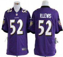 Nike Ravens -52 Ray Lewis Purple Team Color Stitched NFL Game Jersey Nike Ravens -52 Ray Lewis Purple Team Color Stitched NFL Game Jersey
