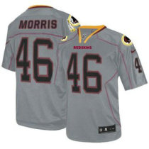 Nike Redskins -46 Alfred Morris Lights Out Grey Stitched NFL Elite Jersey Nike Redskins -46 Alfred Morris Lights Out Grey Stitched NFL Elite Jersey