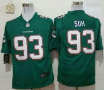 Nike Miami Dolphins -93 Ndamukong Suh Aqua Green Team Color Stitched NFL Game Jersey Nike Miami Dolphins -93 Ndamukong Suh Aqua Green Team Color Stitched NFL Game Jersey