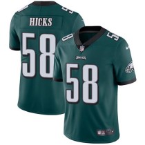 Nike Eagles -58 Jordan Hicks Midnight Green Team Color Stitched NFL Vapor Untouchable Limited Jersey Nike Eagles -58 Jordan Hicks Midnight Green Team Color Stitched NFL Vapor Untouchable Limited Jersey