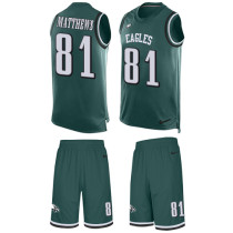 Eagles -81 Jordan Matthews Midnight Green Team Color Stitched NFL Limited Tank Top Suit Jersey Eagles -81 Jordan Matthews Midnight Green Team Color Stitched NFL Limited Tank Top Suit Jersey