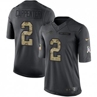 Buffalo Bills -2 Dan Carpenter Nike Anthracite 2016 Salute to Service Jersey
