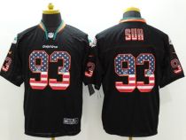 Nike Miami Dolphins #93 Ndamukong Suh Black Men's Stitched NFL Elite USA Flag Fashion Jersey Nike Miami Dolphins #93 Ndamukong Suh Black Men's Stitched NFL Elite USA Flag Fashion Jersey