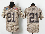 NEW Washington Redskins -21 Sean Taylor Camo NFL Elite USMC Jersey(USA)