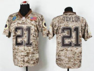 NEW Washington Redskins -21 Sean Taylor Camo NFL Elite USMC Jersey(USA)