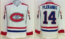 Montreal Canadiens -14 Tomas Plekanec Stitched White NHL Jersey Montreal Canadiens -14 Tomas Plekanec Stitched White NHL Jersey
