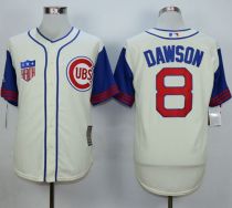 Chicago Cubs -8 Andre Dawson Cream 1942 Turn Back The Clock Stitched MLB Jersey Chicago Cubs -8 Andre Dawson Cream 1942 Turn Back The Clock Stitched MLB Jersey