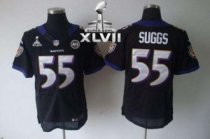 Nike Ravens -55 Terrell Suggs Black Alternate Super Bowl XLVII Stitched NFL Elite Jersey Nike Ravens -55 Terrell Suggs Black Alternate Super Bowl XLVII Stitched NFL Elite Jersey