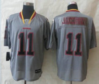 New Nike Washington RedSkins 11 Jackson Lights Out Grey Elite Jerseys