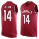 Nike Arizona Cardinals -14 JJ Nelson Red Team Color Men's Stitched NFL Limited Tank Top Jersey