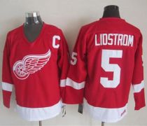 Detroit Red Wings -5 Nicklas Lidstrom Red CCM Throwback Stitched NHL Jersey Detroit Red Wings -5 Nicklas Lidstrom Red CCM Throwback Stitched NHL Jersey