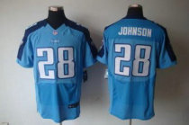 Nike Titans -28 Chris Johnson Light Blue Team Color Stitched NFL Elite Jersey Nike Titans -28 Chris Johnson Light Blue Team Color Stitched NFL Elite Jersey