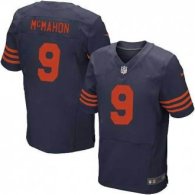 Nike Chicago Bears -9 Blue Orange Mcmahon Elite Throwback Jersey