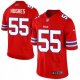 Nike Buffalo Bills -55 Jerry Hughes Red Stitched NFL Elite Rush Jersey