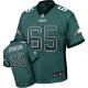 Nike Philadelphia Eagles #65 Lane Johnson Midnight Green Team Color Men's Stitched NFL Elite Drift F