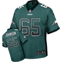 Nike Philadelphia Eagles #65 Lane Johnson Midnight Green Team Color Men's Stitched NFL Elite Drift F Nike Philadelphia Eagles #65 Lane Johnson Midnight Green Team Color Men's Stitched NFL Elite Drift F