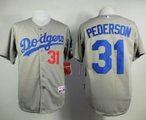 Los Angeles Dodgers -31 Joc Pederson Grey Cool Base Stitched MLB Jersey Los Angeles Dodgers -31 Joc Pederson Grey Cool Base Stitched MLB Jersey
