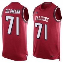 Nike Atlanta Falcons 71 Kroy Biermann Red Team Color Stitched NFL Limited Tank Top Jersey Nike Atlanta Falcons 71 Kroy Biermann Red Team Color Stitched NFL Limited Tank Top Jersey