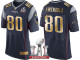 NEW ENGLAND PATRIOTS -80 DANNY AMENDOLA NAVY SUPER BOWL LI CHAMPIONS GOLD ELITE JERSEY