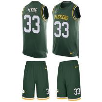 Packers -33 Micah Hyde Green Team Color Stitched NFL Limited Tank Top Suit Jersey Packers -33 Micah Hyde Green Team Color Stitched NFL Limited Tank Top Suit Jersey