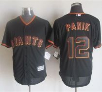 San Francisco Giants #12 Joe Panik Black New Cool Base Stitched MLB Jersey